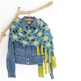 Pakket Tunesian flower shawl