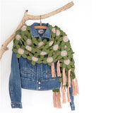 Pakket Tunesian flower shawl