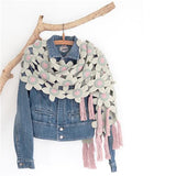 Pakket Tunesian flower shawl