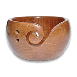 Durable houten yarn bowl laag (5 varianten)