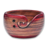 Durable houten yarn bowl laag (5 varianten)