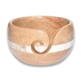 Durable houten yarn bowl laag (5 varianten)