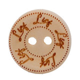 Bedrukte houten knopen (20 mm) - 18 variaties