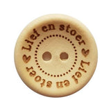 Bedrukte houten knopen (20 mm) - 18 variaties
