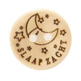 Bedrukte houten knopen (20 mm) - 18 variaties