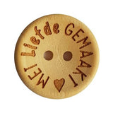 Bedrukte houten knopen (20 mm) - 18 variaties