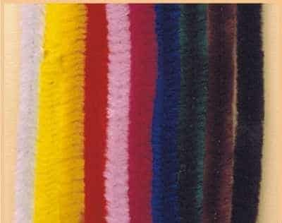 Chenilledraad of pijpenragers - 10 stuks gekleurd