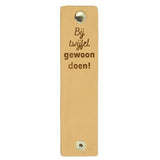 Durable rechthoekige label 12 x 3 cm met druksluiting
