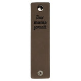 Durable rechthoekige label 12 x 3 cm met druksluiting