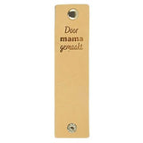 Durable rechthoekige label 12 x 3 cm met druksluiting