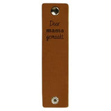 Durable rechthoekige label 12 x 3 cm met druksluiting