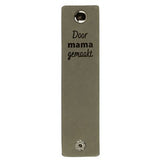 Durable rechthoekige label 12 x 3 cm met druksluiting