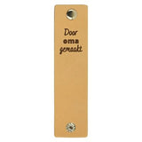 Durable rechthoekige label 12 x 3 cm met druksluiting