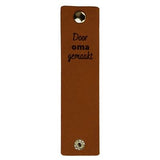 Durable rechthoekige label 12 x 3 cm met druksluiting