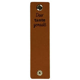 Durable rechthoekige label 12 x 3 cm met druksluiting