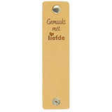 Durable rechthoekige label 12 x 3 cm met druksluiting