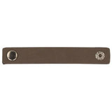 Durable leren bandje 10 x 1,5 cm met druksluiting