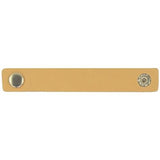 Durable leren bandje 10 x 1,5 cm met druksluiting