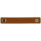 Durable leren bandje 10 x 1,5 cm met druksluiting