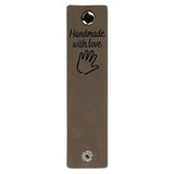Durable rechthoekige label 12 x 3 cm met druksluiting