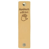 Durable rechthoekige label 12 x 3 cm met druksluiting