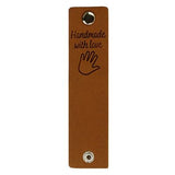 Durable rechthoekige label 12 x 3 cm met druksluiting