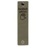 Durable rechthoekige label 12 x 3 cm met druksluiting