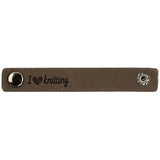 Durable leren bandje 10 x 1,5 cm met druksluiting