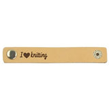 Durable leren bandje 10 x 1,5 cm met druksluiting
