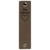 Durable rechthoekige label 12 x 3 cm met druksluiting