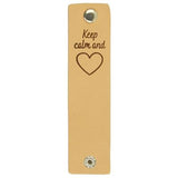 Durable rechthoekige label 12 x 3 cm met druksluiting