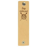 Durable rechthoekige label 12 x 3 cm met druksluiting