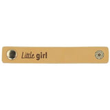 Durable leren bandje 10 x 1,5 cm met druksluiting