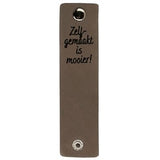 Durable rechthoekige label 12 x 3 cm met druksluiting