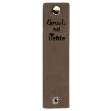 Durable rechthoekige label 12 x 3 cm met druksluiting