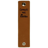 Durable rechthoekige label 12 x 3 cm met druksluiting