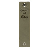 Durable rechthoekige label 12 x 3 cm met druksluiting