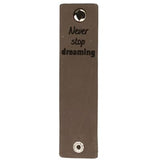 Durable rechthoekige label 12 x 3 cm met druksluiting