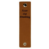 Durable rechthoekige label 12 x 3 cm met druksluiting