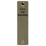 Durable rechthoekige label 12 x 3 cm met druksluiting
