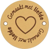 Durable ronde aannaailabels van 3,5 cm doorsnede