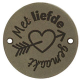 Durable ronde aannaailabels van 3,5 cm doorsnede