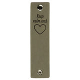 Durable rechthoekige label 12 x 3 cm met druksluiting