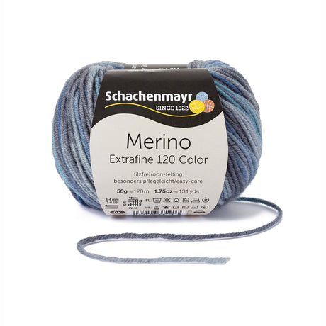 Merino Extrafine Color 120 grafiet 487