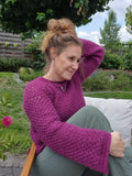 Classy chique granny stripe trui