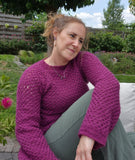 Classy chique granny stripe trui