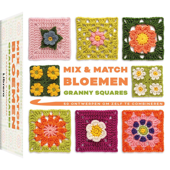 Mix & Match Granny square Bloemen (Pre-order, verschijnt eind September)