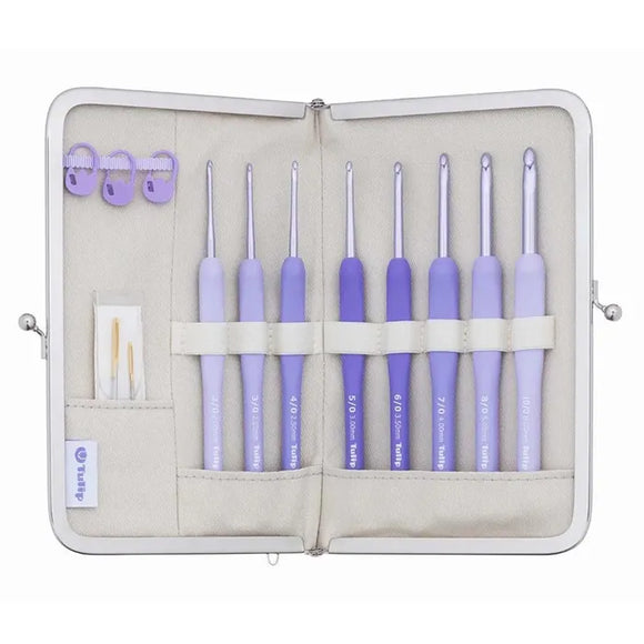 Haaknaaldenset Tulip Etimo Murasaki softgrip 2.00 - 6.00 mm