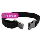 Durable CraftEaze verlengband voor ergonomisch handwerkkussen, zwarte band met klikgespen