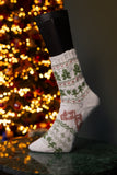 Kerstsok uit Kerstsokken breien en haken met Mr. Cey